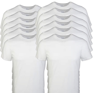 Bulk 24 minimum Custom Sublimation Unisex White T- Shirt (Single-Sided Printing)
