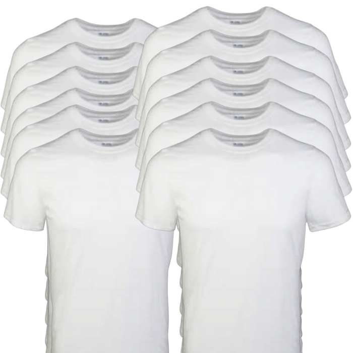 (Bulk order (12-24 shirts) Custom Sublimation White T- Shirt (Single-Sided Printing)