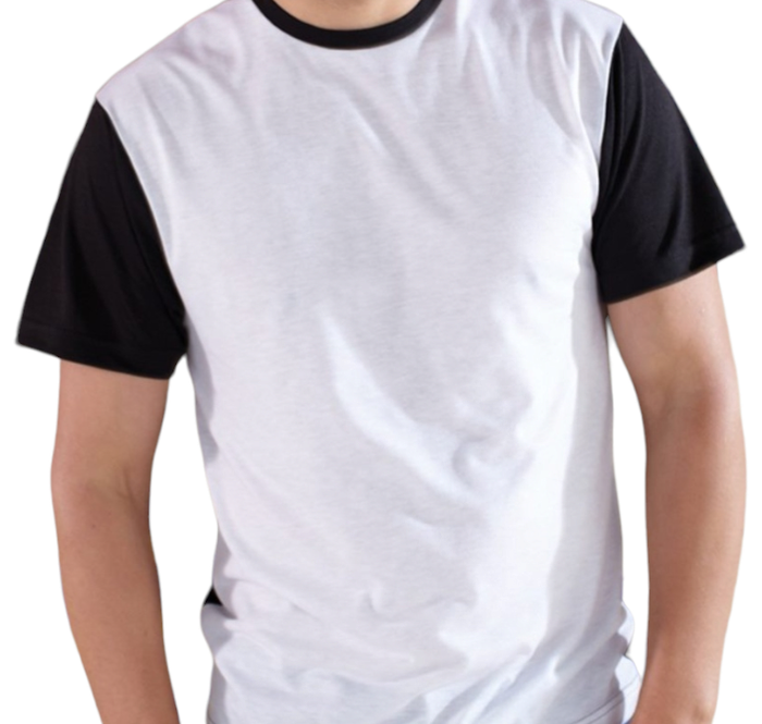 Blackout Shirt Custom Sublimation White T- Shirt (Single-Sided