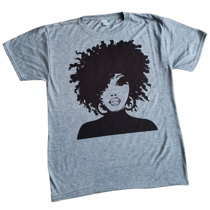 MIRROR Image T- Shirt Black Print (Double-Sided Printing)