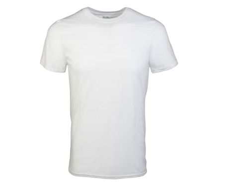 Custom Sublimation White T- Shirt (Single-Sided Printing)